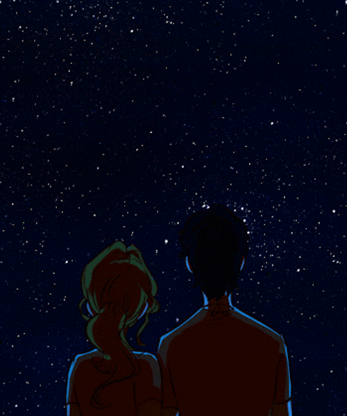 Couple Stargazing Night