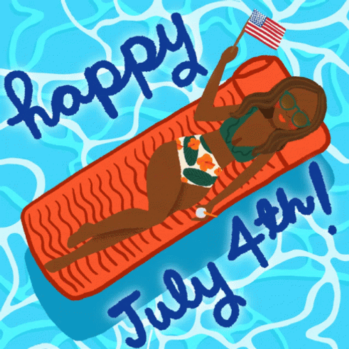 Th Of July Beach Greeting