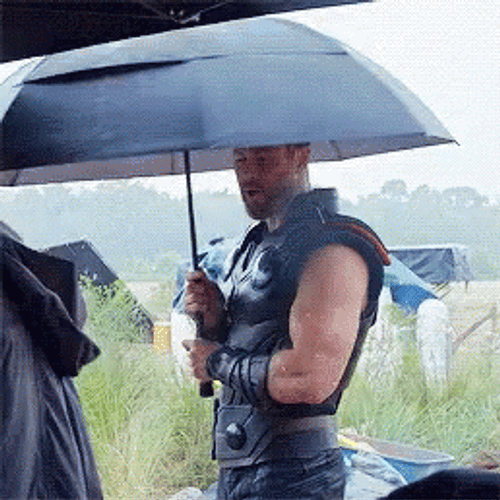 Thor Dancing In Rain