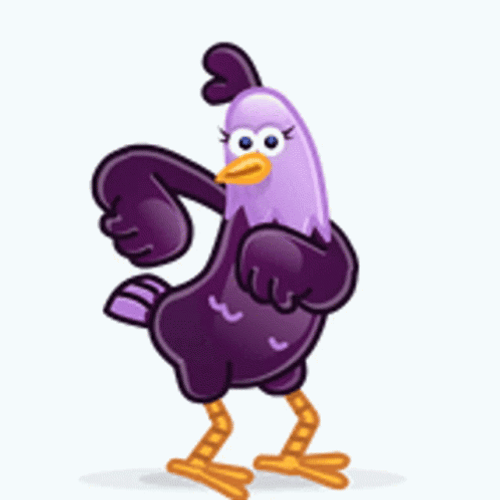 Violet Chicken Dancing