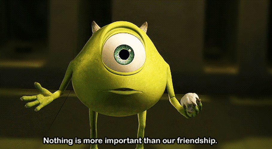 Monsters Inc Important Friendship