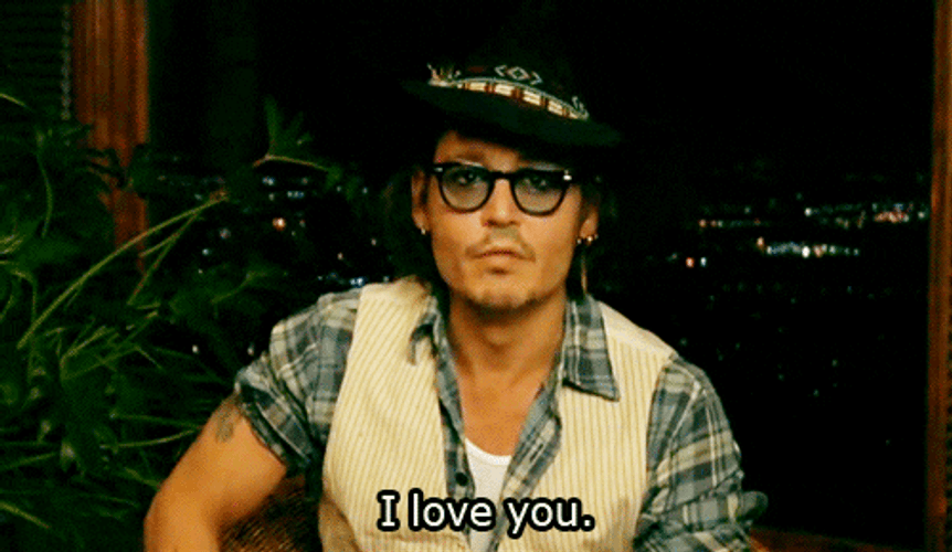Johnny Depp I Love You