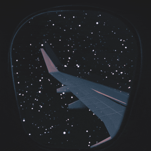 Stars Airplane Window