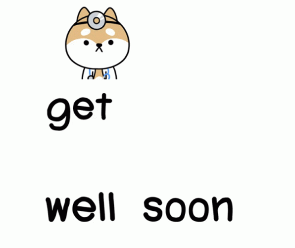 Doctor Cat Get Well Soon