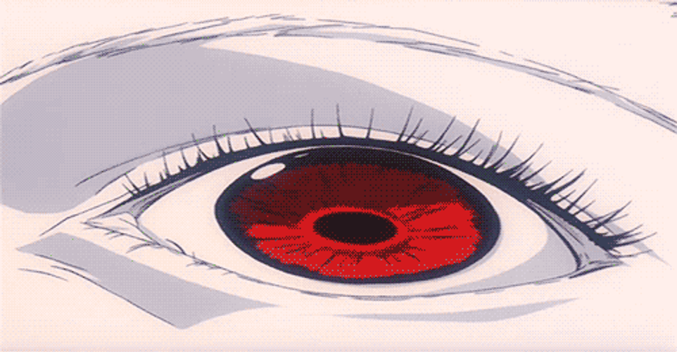 Evangelion Eye Creepy Art