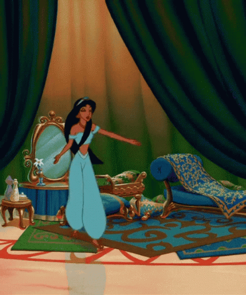 Spinning Disney Princess Jasmine