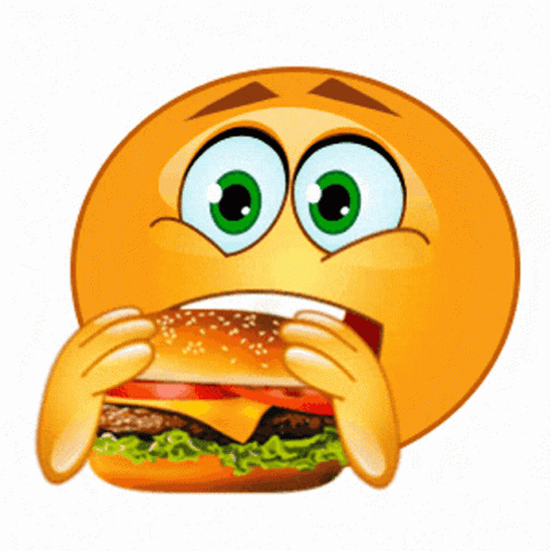 Eating Burger Emoji