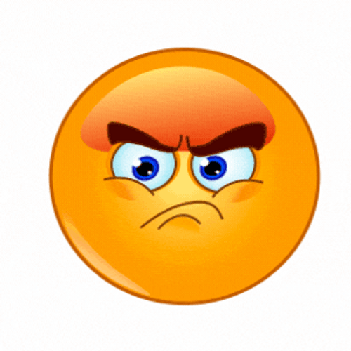 Angry Thumbs Down Emoji