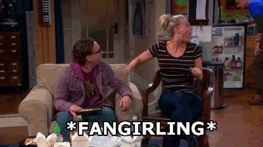 The Big Bang Theory Penny Fangirling Omg