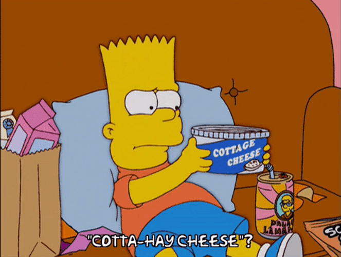 Cottage Cheese Bart Simpson