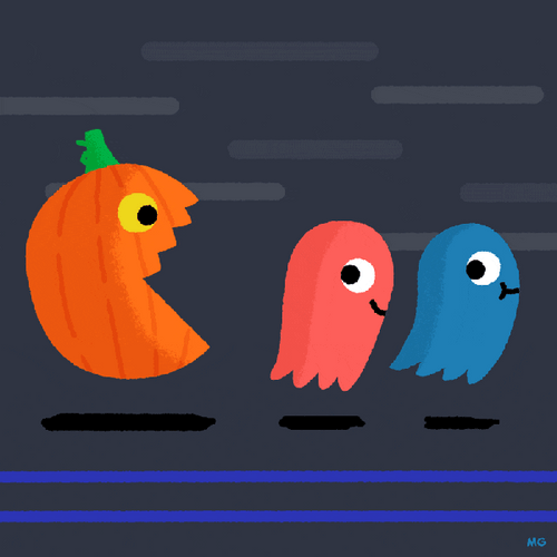 Halloween Pumpkin Pacman