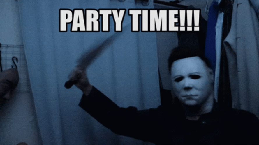 Halloween Michael Myers Party Time