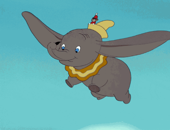 Dumbo Elephant Flying