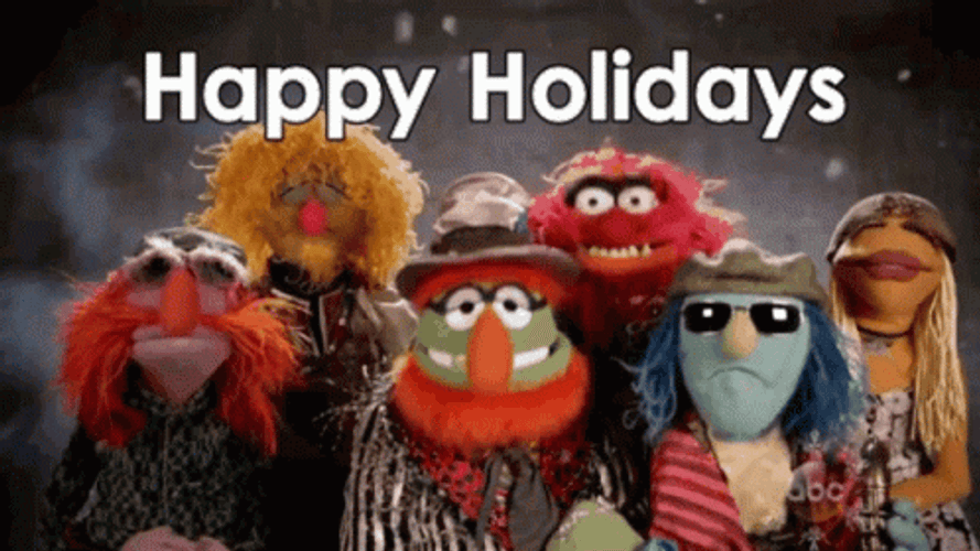 Happy Holidays Muppet