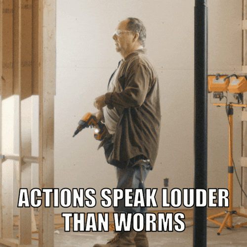 Actions Speaks Louder Than Worms