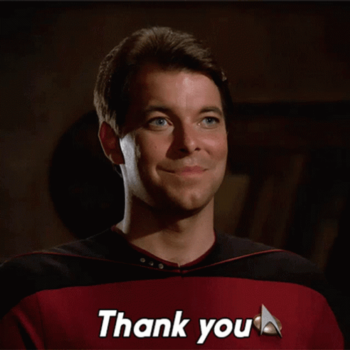 William T Riker Thank You