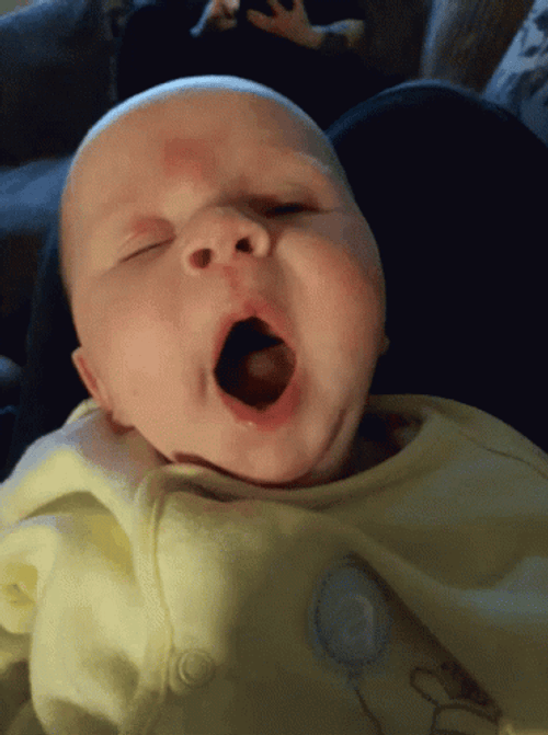 Cute Baby Yawning