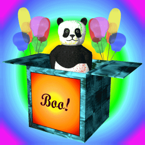 Panda Happy Birthday Boo