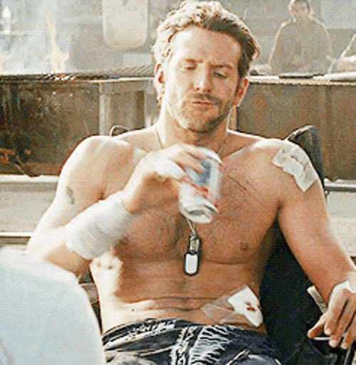 Bradley Cooper Drinking The A-team