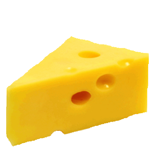 Cheddar Cheese Slice Sticker