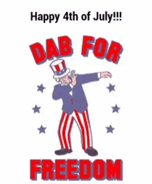 Happy th Of July Dabbing Uncle Sam