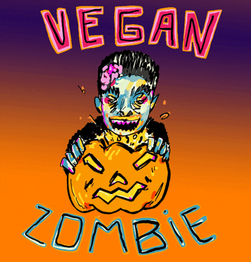 Halloween Vegan Zombie