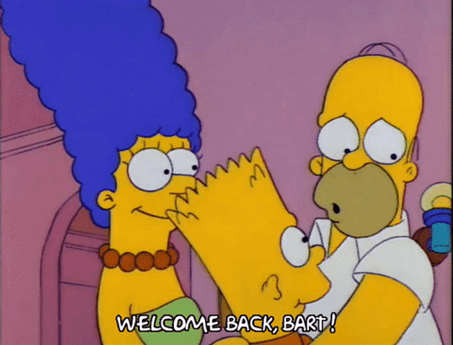 Welcome Back Bart