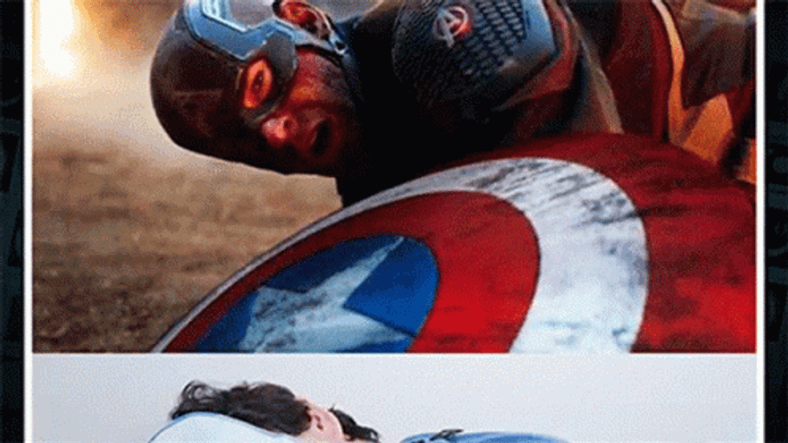 Captain America Pizza Guy Cosplay