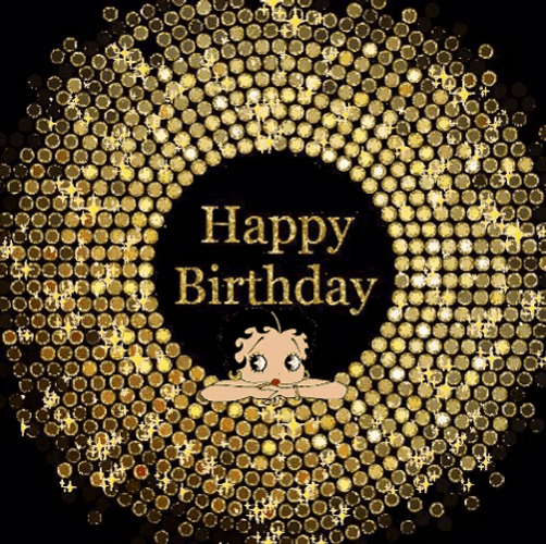 Animated Happy Birthday Betty Boop