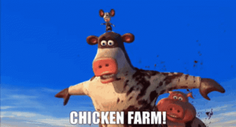 Chicken Farm Otis Cow