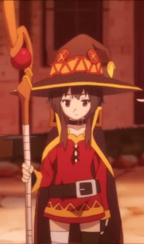 Megumin Madly Bend Down