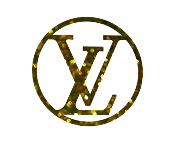 Louis Vuitton Luxury Gold Logo