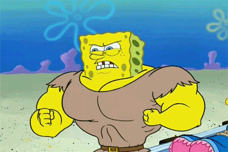 Spongebob Angry Power Muscles