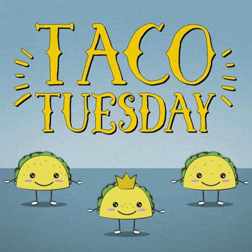 Cartoon Taco Tuesday Dancing