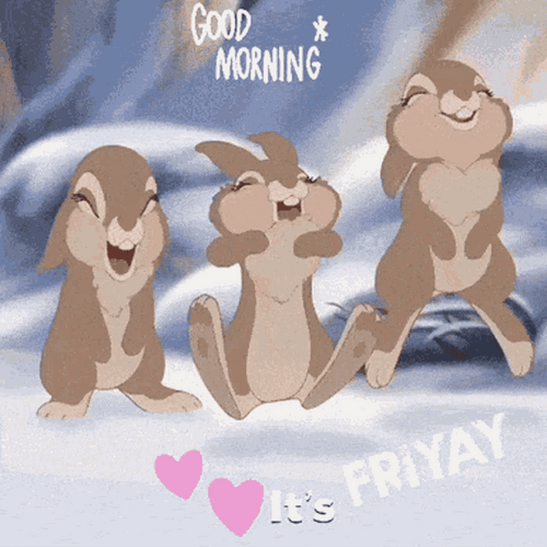 Good Morning Friday It&s Friyay Bunnies