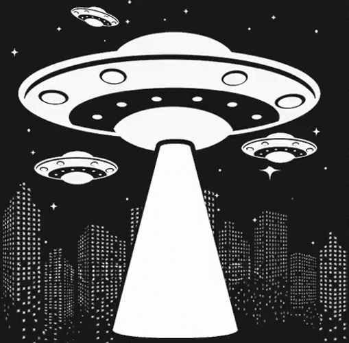 Alien Spaceship City Invasion