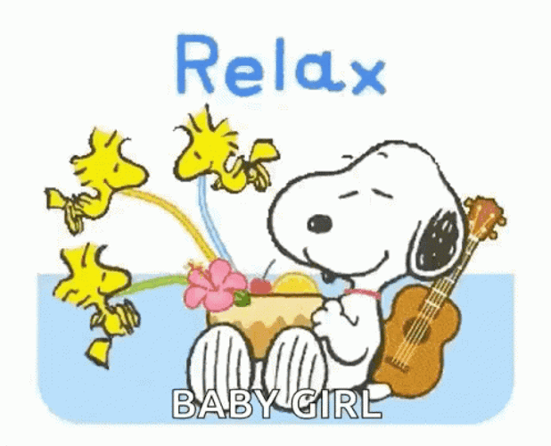 Snoopy Relax Baby Girl