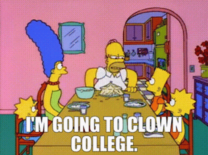 Going To Clown College Simpsons