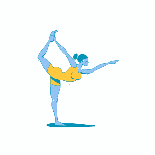 Bikram Yoga Sweat Cartoon