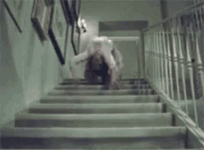 Scary Movie Paranormal Woman Stairs