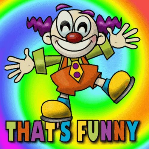That&s Funny Rainbow Clown