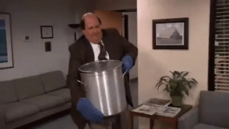 The Office Brian Drops Chili