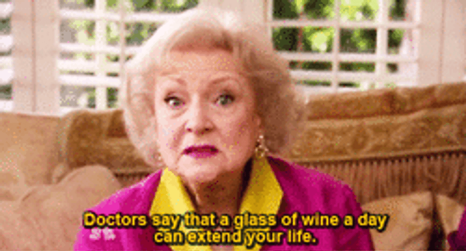 Giant Wine A Day Betty White
