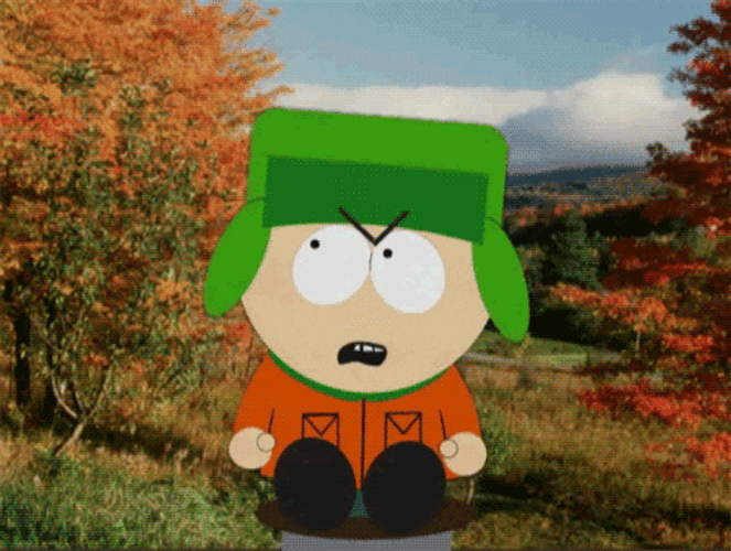 South Park Angry Kyle Broflovski