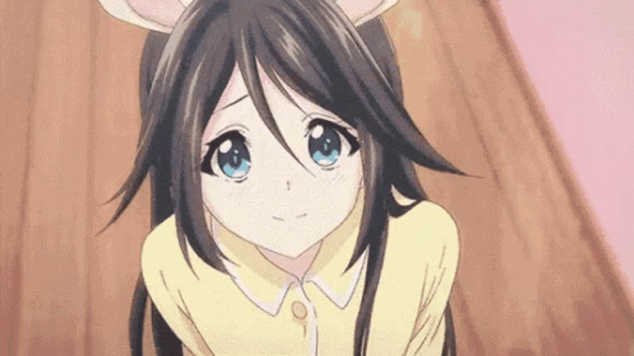 Cute Anime Happy Girl Reina