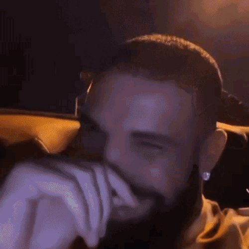 Drake Driving Laughing