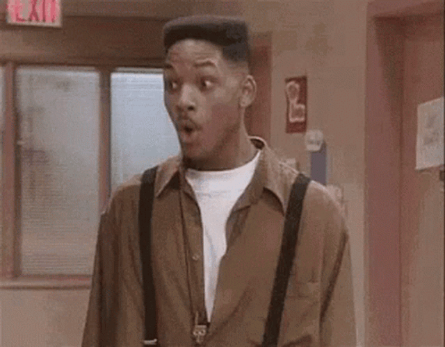 Shocked Will Smith Bel-air