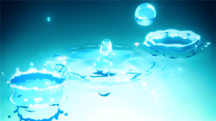 Water Drops Anime Aesthetic