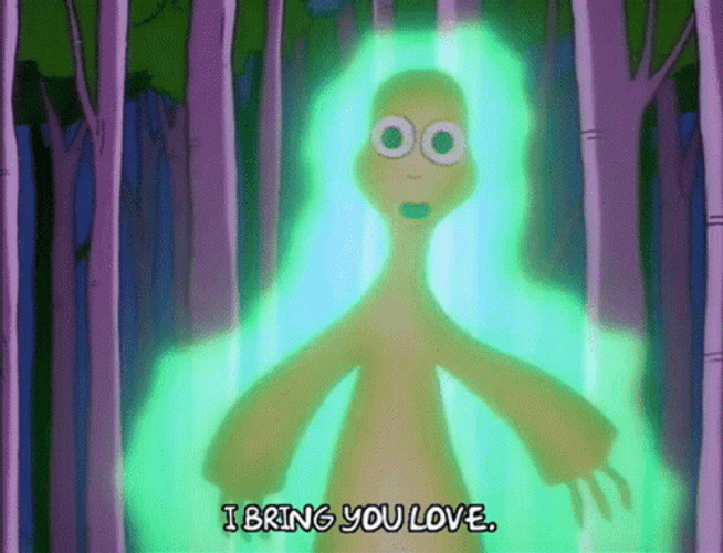 Simpsons Burns& Alien Love