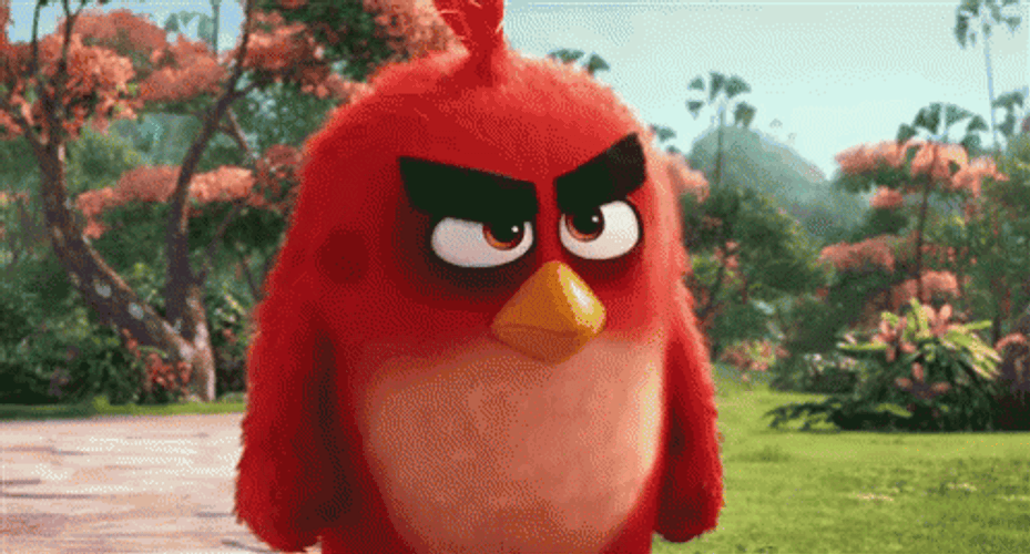 Angry Birds Red Trembles